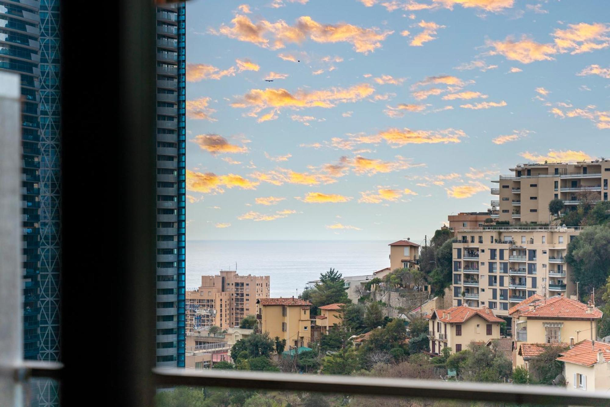 5mn Monaco - Vue mer - Parking - Piscine - BB Apartment Бюсолей Екстериор снимка