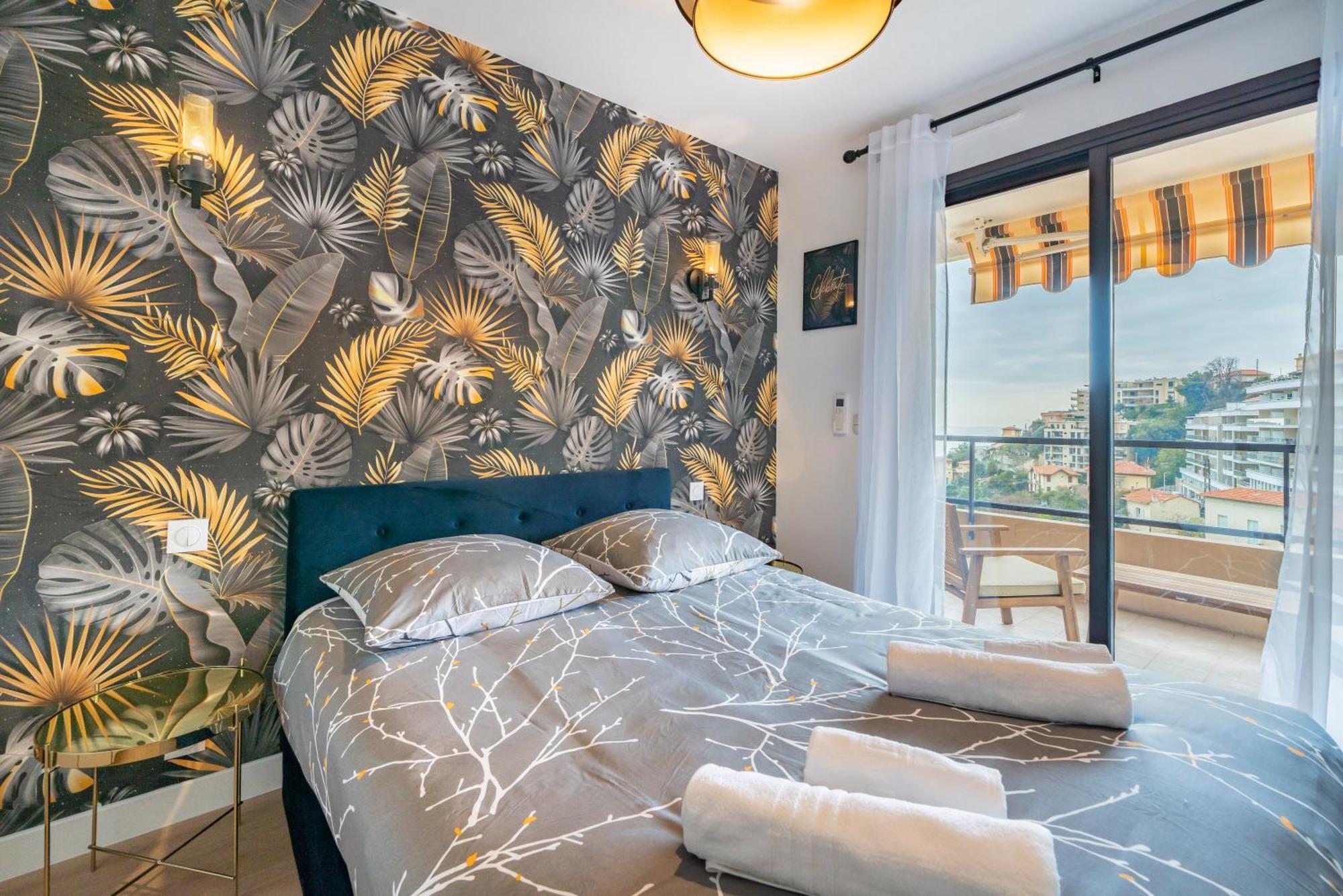 5mn Monaco - Vue mer - Parking - Piscine - BB Apartment Бюсолей Екстериор снимка